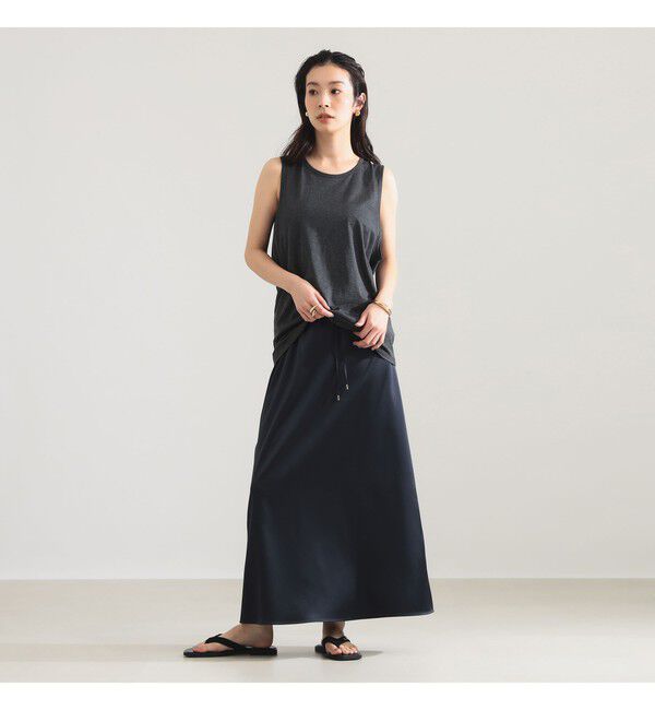 Demi-Luxe BEAMS 「YLEVE / コットン ノースリーブ プルオーバー」|Tシャツ・カットソー|