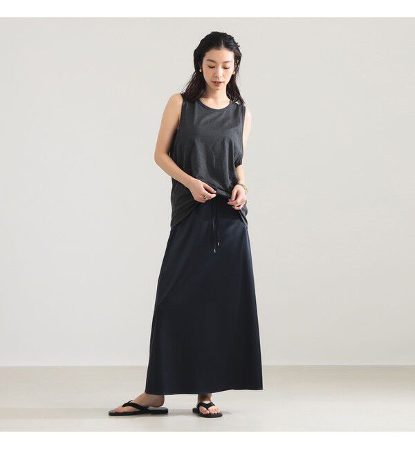 Demi-Luxe BEAMS 「YLEVE / コットン ノースリーブ プルオーバー」|Tシャツ・カットソー|