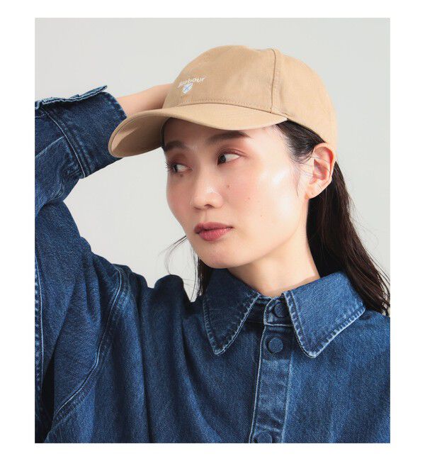 Demi-Luxe BEAMS 「Barbour / CASCADE ロゴ キャップ」|ハット|STONE