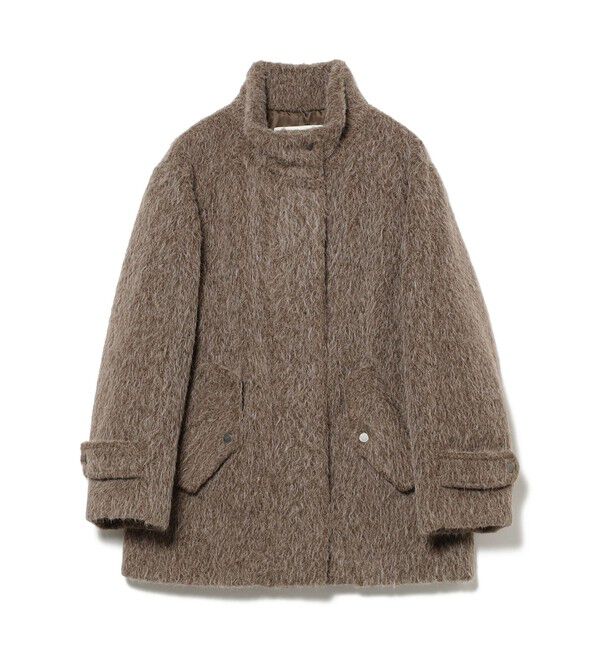 Ray BEAMS 「シャギースタンド カラー ハーフ コート」|その他|