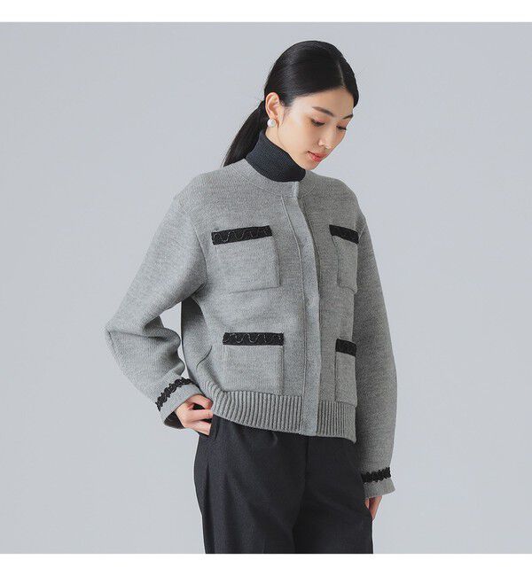 Demi-Luxe BEAMS 「3G ウール ジャケット カーディガン」|ニット・セーター|