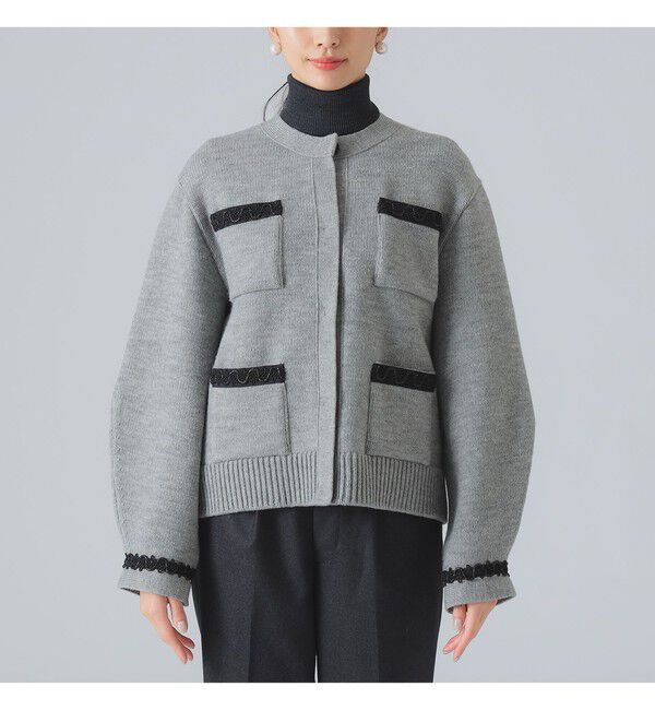 Demi-Luxe BEAMS 「3G ウール ジャケット カーディガン」|ニット・セーター|