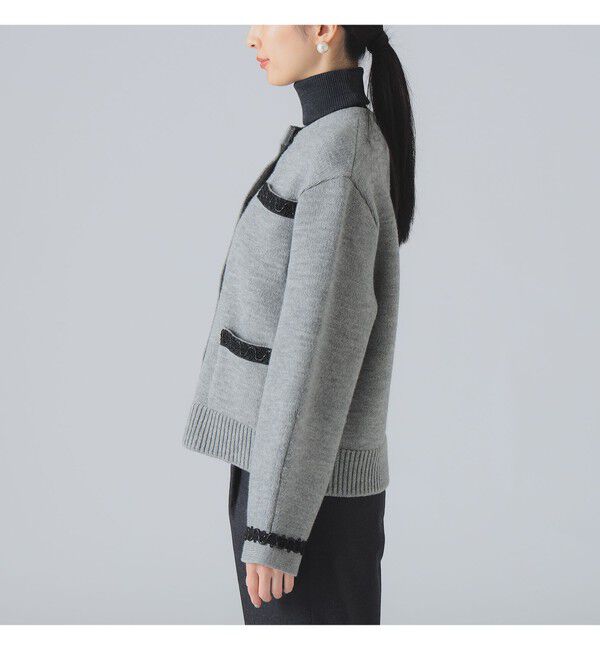 Demi-Luxe BEAMS 「3G ウール ジャケット カーディガン」|ニット・セーター|