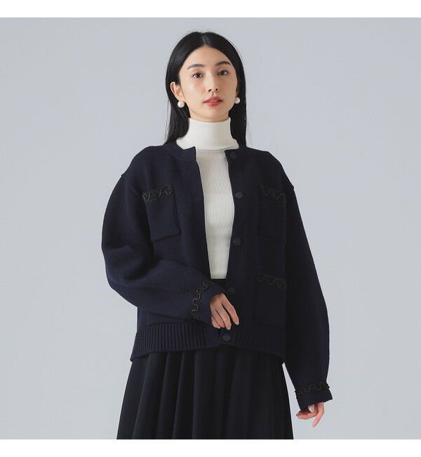 Demi-Luxe BEAMS 「3G ウール ジャケット カーディガン」|ニット・セーター|