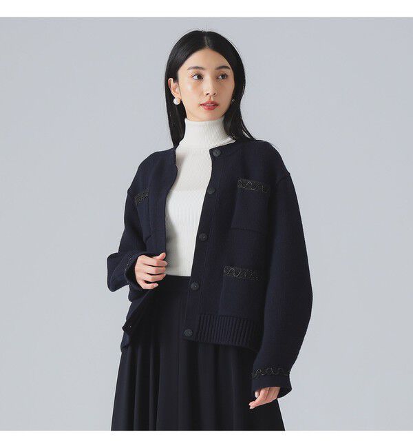 Demi-Luxe BEAMS 「3G ウール ジャケット カーディガン」|ニット・セーター|
