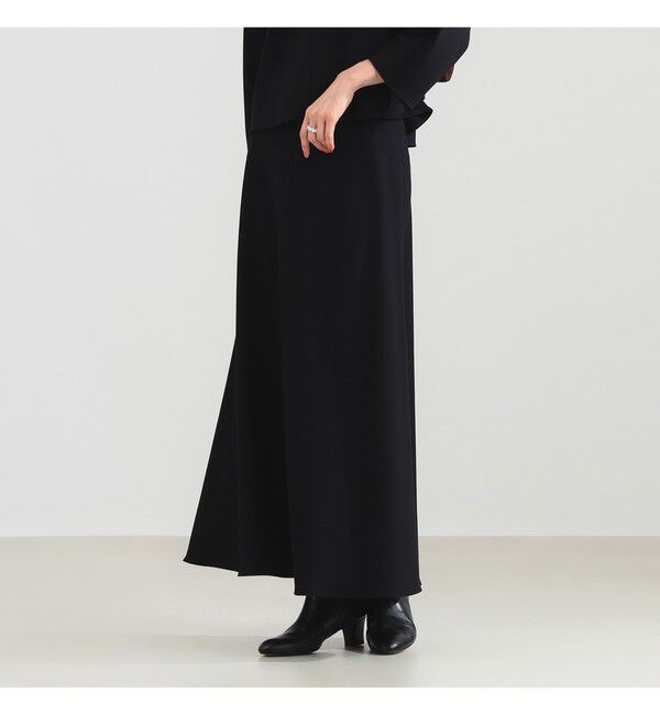 Demi-Luxe BEAMS 「レーヨン ナイロン ポンチ フレア スカート」|スカート|