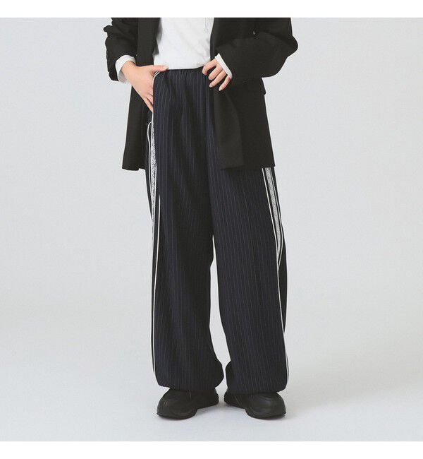 Ray BEAMS 「レースライントラックパンツ」|チノ|