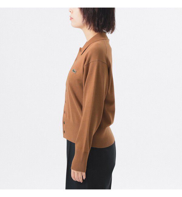 BEAMSBOY「【別注】LACOSTE / ポロ カーディガン」|ニット・セーター|