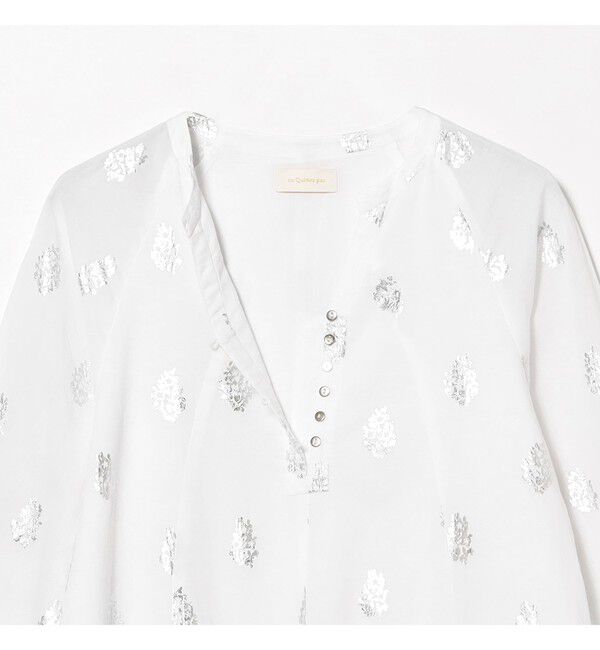 Demi-Luxe BEAMS 「ne Quittez pas / ボイル フラワー ロングスリーブ ワンピース」|ワンピース|