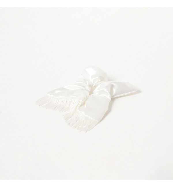 Ray BEAMS 「サテン フリンジ シュシュ」|その他|