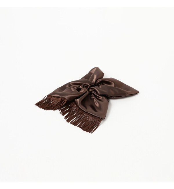 Ray BEAMS 「サテン フリンジ シュシュ」|その他|