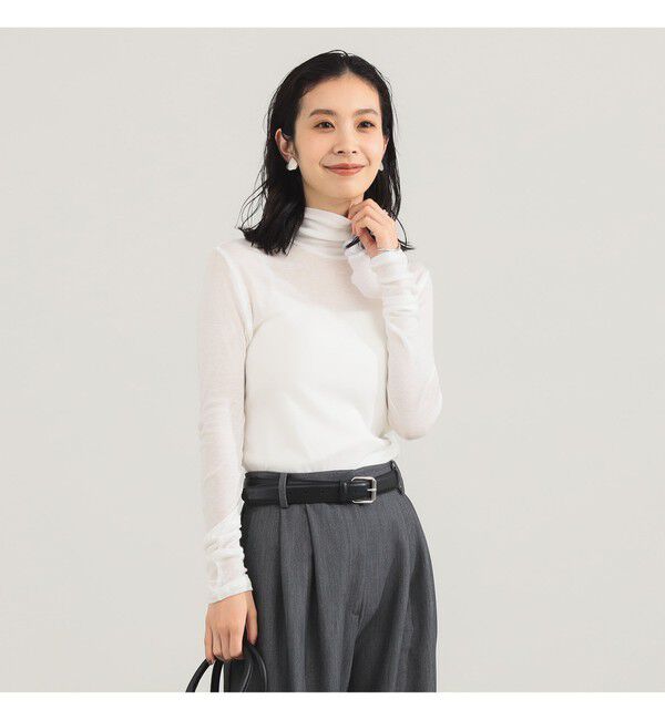 Demi-Luxe BEAMS 「フライス タートルネックプルオーバー」|Tシャツ・カットソー|