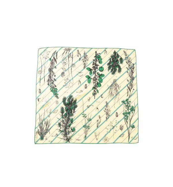 Demi-Luxe BEAMS 「ｍanipuri / ボタニカル スカーフ」|ストール|