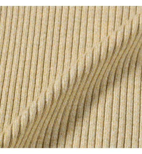 Ray BEAMS 「メランジ リブ スナップ カーディガン」|カーディガン|