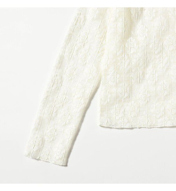 Ray BEAMS 「カット レース シャツ」|シャツ・ブラウス|