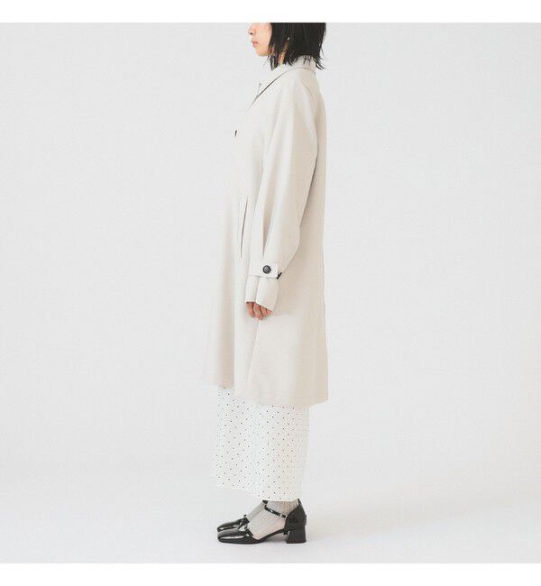 Ray BEAMS 「ダブルクロス ステンカラー コート」|ステンカラーコート|