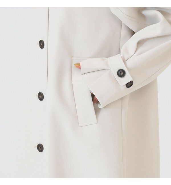 Ray BEAMS 「ダブルクロス ステンカラー コート」|ステンカラーコート|