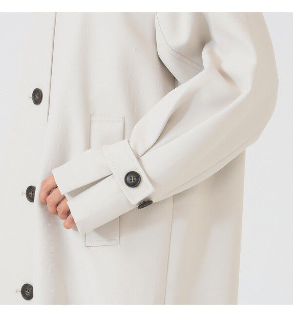 Ray BEAMS 「ダブルクロス ステンカラー コート」|ステンカラーコート|