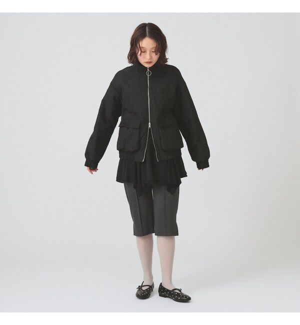 Ray BEAMS 「ジャカード 中綿 スタンド ブルゾン」|ブルゾン・スタジャン|