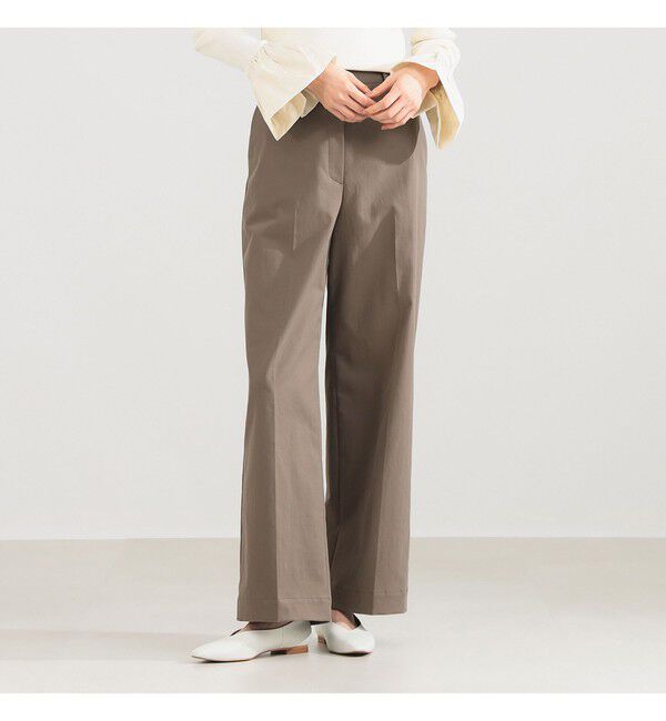 Demi-Luxe BEAMS 「ピーチツイル ストレート パンツ」|チノ|