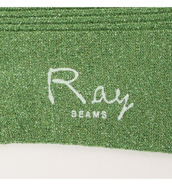 Ray BEAMS 「グリッター リブ ソックス」|ソックス|