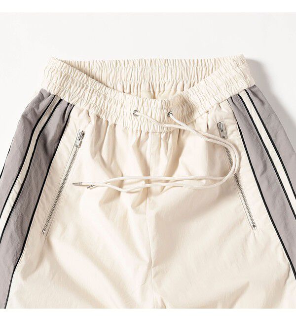 Ray BEAMS 「Wライン トラック パンツ」|チノ|