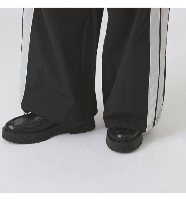 Ray BEAMS 「Wライン トラック パンツ」|チノ|