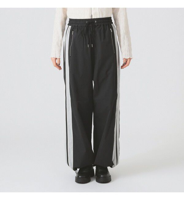 Ray BEAMS 「Wライン トラック パンツ」|チノ|