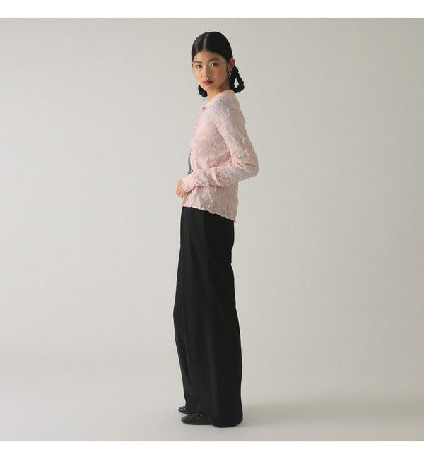 Ray BEAMS 「ベルテッド ワイド パンツ」|チノ|