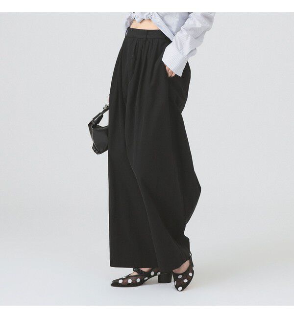 Ray BEAMS 「ギャザー ボリューム パンツ」|その他|