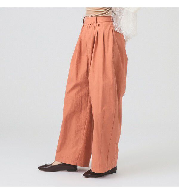 Ray BEAMS 「ギャザー ボリューム パンツ」|その他|PINK