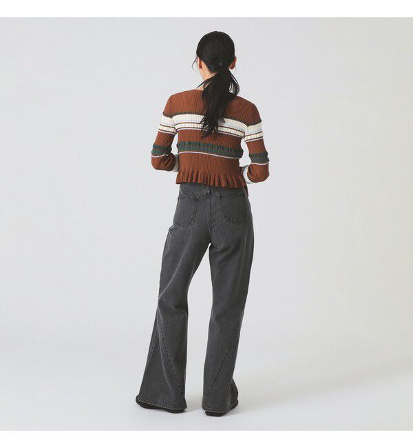 Ray BEAMS 「デニム フレア パンツ」|デニム|