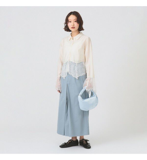 Ray BEAMS 「フロント ボックスタック タイトスカート」|スカート|