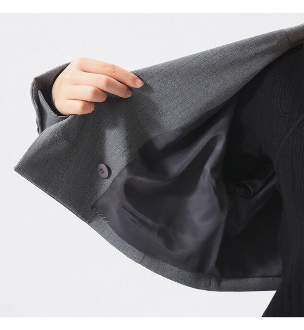 Ray BEAMS 「2ボタン W クロップド ジャケット」|テーラードジャケット|