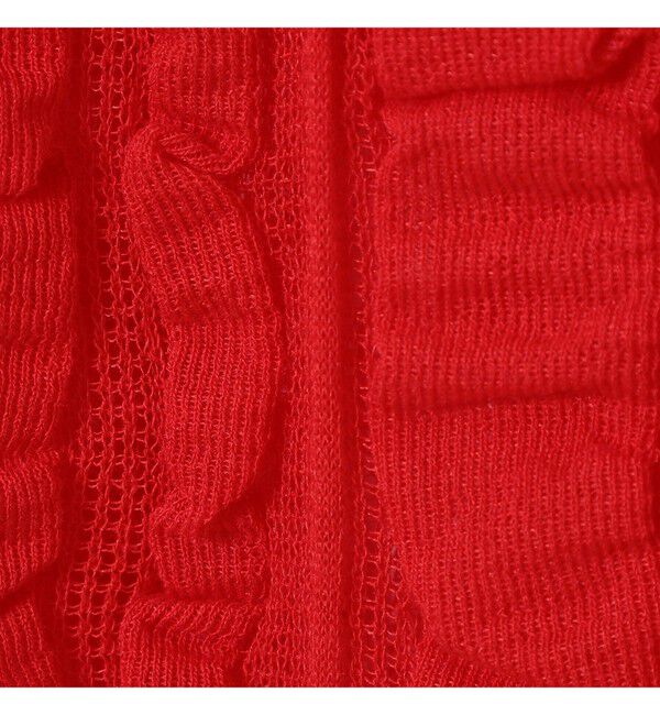 Ray BEAMS 「メッシュ ストライプ カーディガン」|カーディガン|