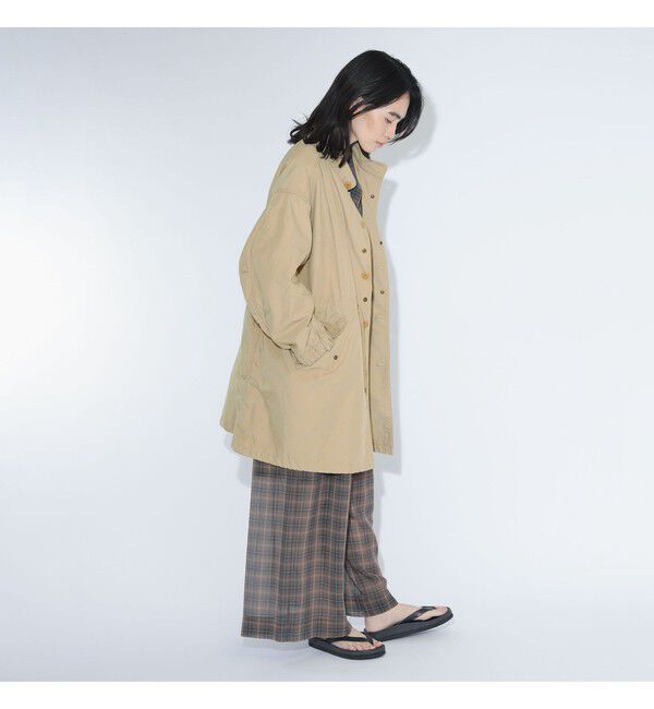 BEAMSBOY「maturely / メモリー ツイル ミリタリー コート」|ダッフルコート|