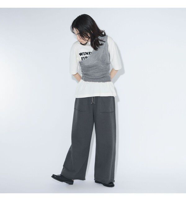 BEAMSBOY「maturely / プレーティング ワンショルダー ベスト」|ベスト・ジレ|