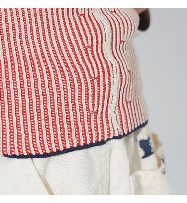 BEAMSBOY「maturely / プレーティング ワンショルダー ベスト」|ベスト・ジレ|