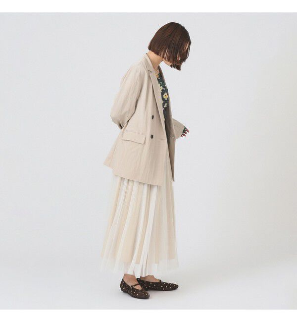 Ray BEAMS 「ソフトクリンクル 4ボタン ダブル ジャケット」|テーラードジャケット|