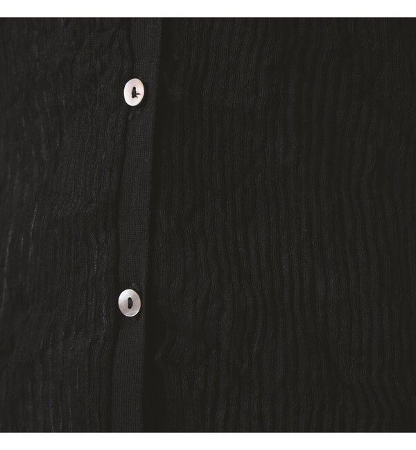 Ray BEAMS 「シアー リブ ニット ポロ カーディガン」|ニット・セーター|