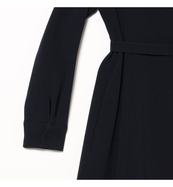 Demi-Luxe BEAMS 「トリアセ ベルテッド ワンピース」|ワンピース|