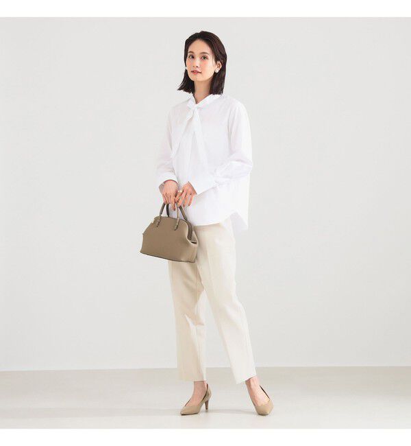 Demi-Luxe BEAMS 「コットン リボンタイ シャツ」|シャツ・ブラウス|