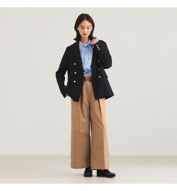 Demi-Luxe BEAMS 「コットン リボンタイ シャツ」|シャツ・ブラウス|