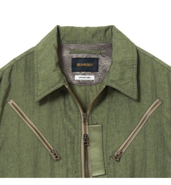 BEAMSBOY「ナイロン オックス ミリタリー ブルゾン」|ブルゾン・スタジャン|