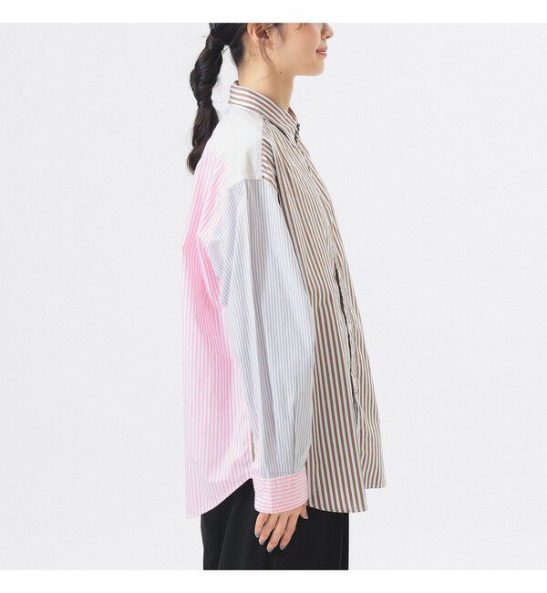 BEAMSBOY「ストライプ クレイジー ボタンダウン ロングスリーブ」|シャツ・ブラウス|