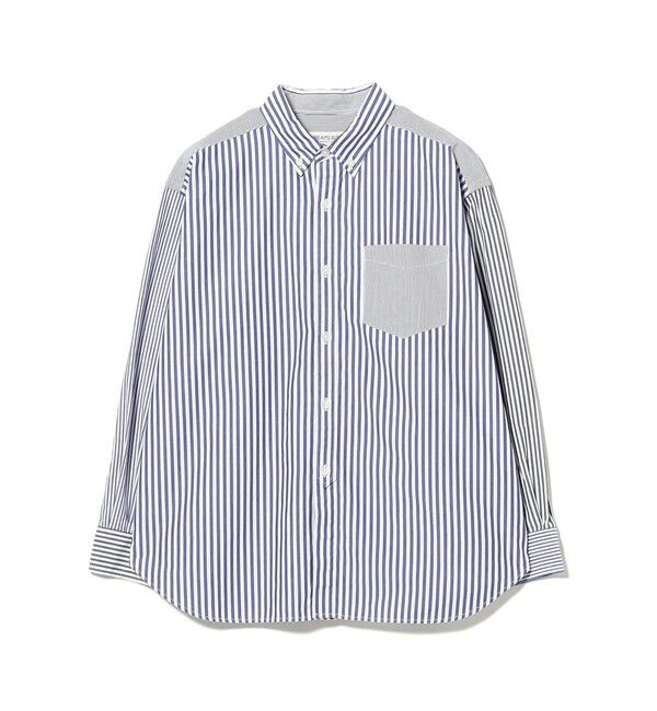 BEAMSBOY「ストライプ クレイジー ボタンダウン ロングスリーブ」|シャツ・ブラウス|