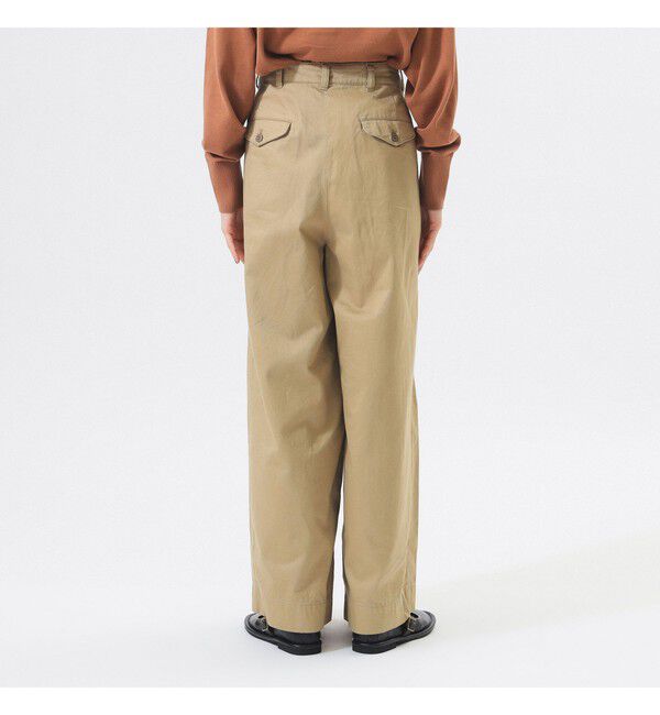 BEAMSBOY「ワイド タック チノ パンツ」|チノ|