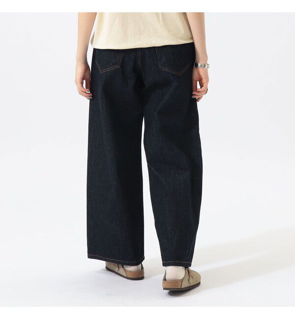 BEAMSBOY「ワイド デニム パンツ」|チノ|
