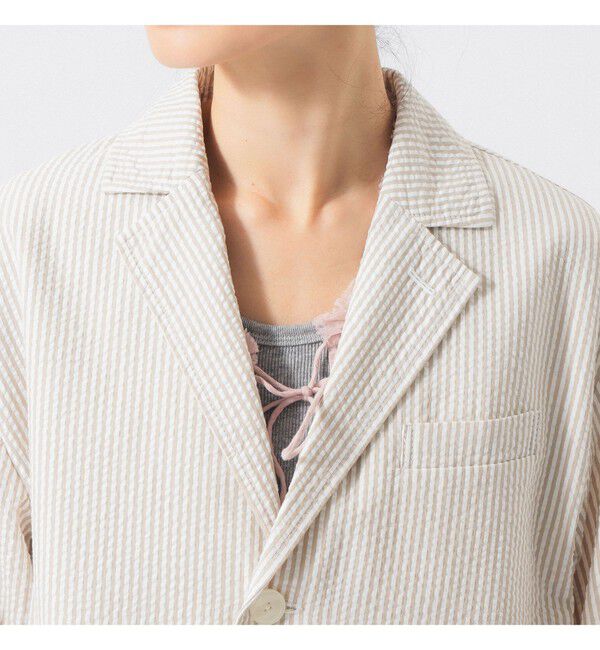 BEAMSBOY「シアサッカー ジャケット」|テーラードジャケット|