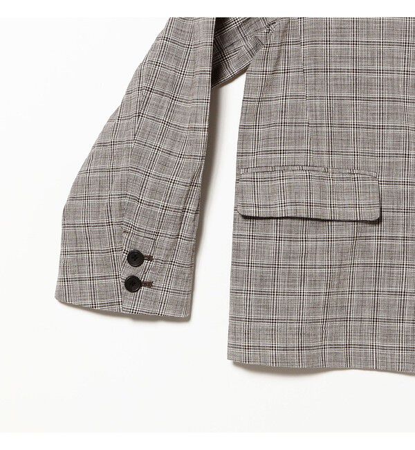 BEAMSBOY「チェック ダブル ジャケット」|テーラードジャケット|